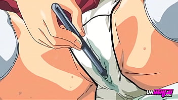 Belle soeur surprise en train de se masturber avec un crayon | Hentai